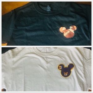 2/$8 Custom Made, Mickey Head, Disney Tees